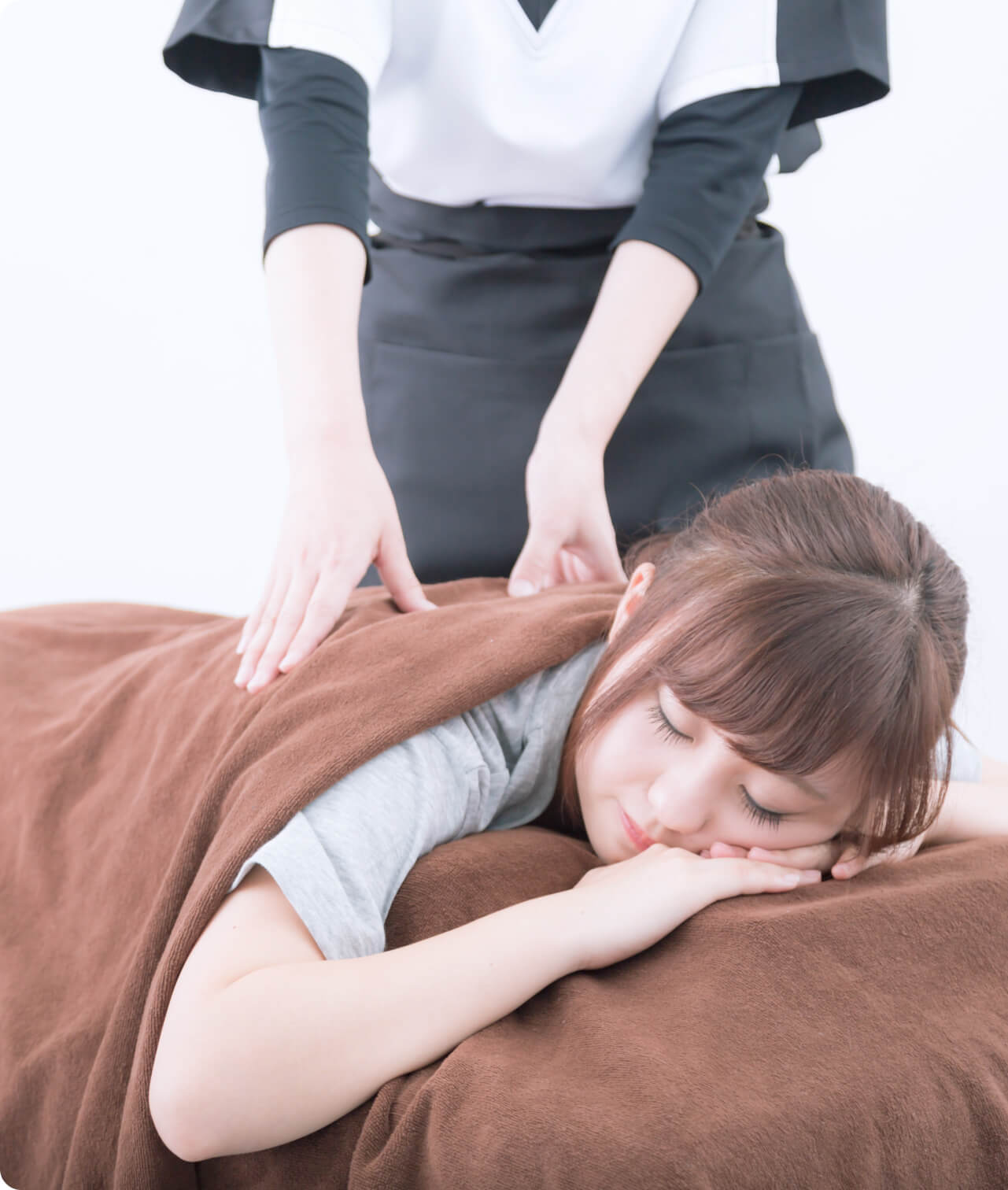 施術している様子